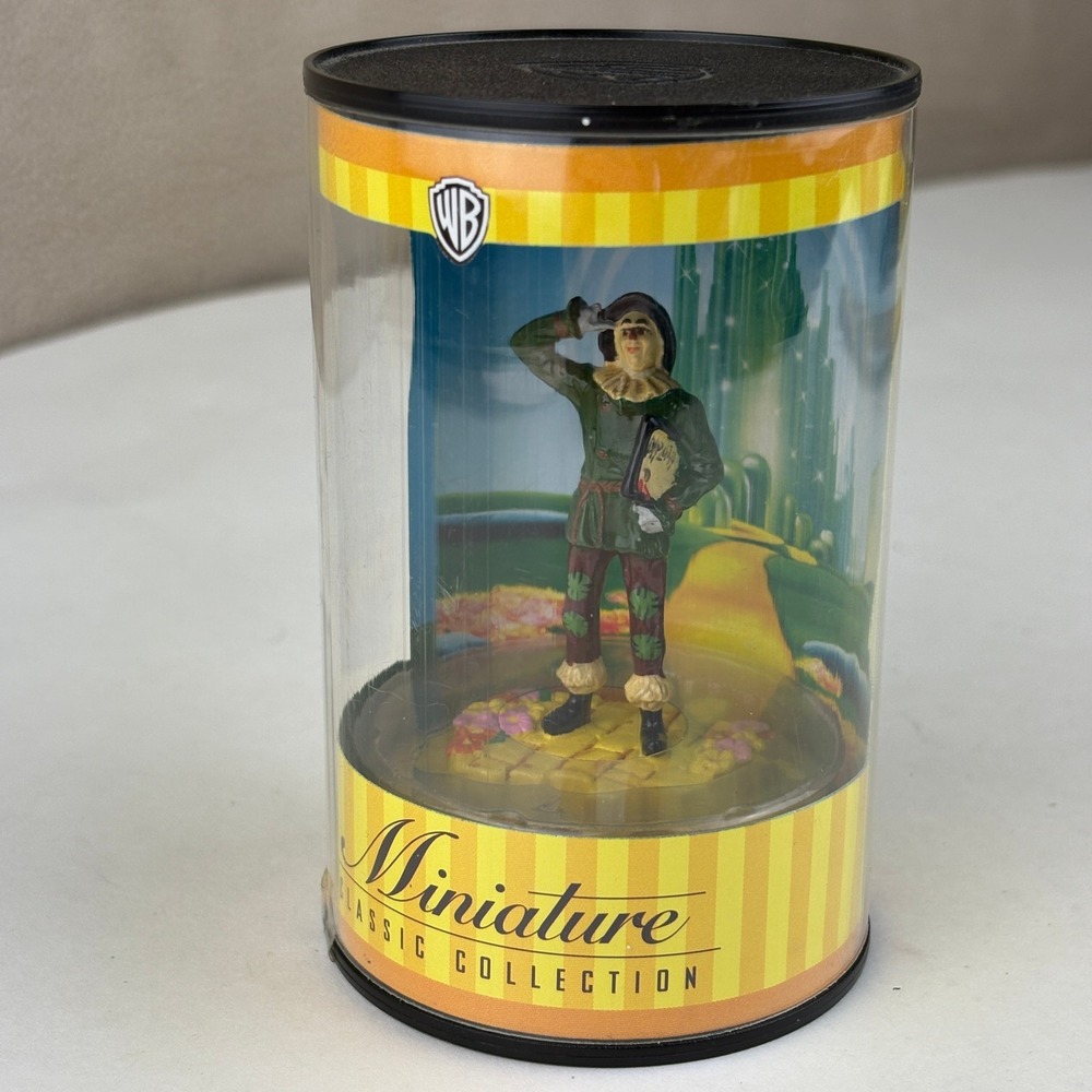 1999 WB Miniature Classic Collection Wizard of Oz THE SCARECROW NIB‎ Vintage